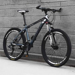 QZMJJ Fahrräder QZMJJ Off-Road Radfahren, Mountain Bike 26 Zoll Doppel-Suspension Sport und Freizeit City Road Fahrrad (Color : Black Ash, Size : 27 Speed)
