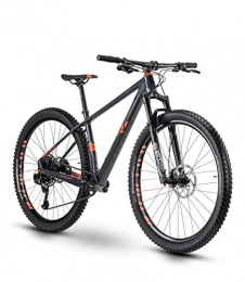 RAYMON Mountainbike RAYMON HardRay Nine 8.0 29'' Carbon MTB Fahrrad grau / rot 2021: Größe: 39 cm