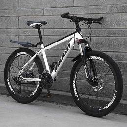 Relaxbx Mountainbike Relaxbx Mountainbike, mechanische Scheibenbremsen Kohlenstoffstahlrahmen 21-Gang-Schaltrad für Erwachsene Langlaufrad für Erwachsene, blau, 24 Zoll