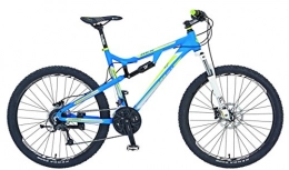REXBike Mountainbike REX Alu MTB Fully 27.5 Zoll 650B GRAVELER 6.6, blau matt, 50, 51456-3111