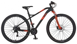 Rex Fahrräder REX Unisex – Erwachsene Graveler 9.5 MTB 29" Mountainbike, schwarz matt, RH 48 cm