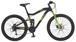 Rex Mountainbike REX Unisex- Erwachsene Graveler 9.6 MTB 27, 5" Mountainbike, schwarz matt, RH 48 cm