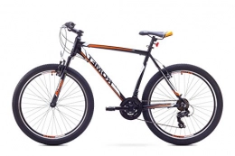 ROMET Fahrräder Romet 26 Zoll Mountainbike 19" Zoll Alurahmen 21 Gang Shimano Kettenschaltung (Orange)