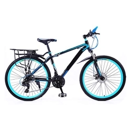 RYP Fahrräder RYP Mountainbikes Rennräder Mountainbike-Erwachsener Straßen-Fahrrad-Männer MTB Fahrrad 24 Geschwindigkeitspotentiometers for Frauen Jugendliche BMX-Räder (Color : Blue, Size : 24in)