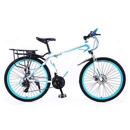 RYP Fahrräder RYP Mountainbikes Rennräder Mountainbike-Erwachsener Straßen-Fahrrad-Männer MTB Fahrrad 24 Geschwindigkeitspotentiometers for Frauen Jugendliche BMX-Räder (Color : White, Size : 24in)