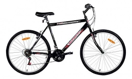 SHANZ Fahrräder SHANZ 24' Zoll Mountain Bike Hardtail Jungen MTB Schiano CXR Schaltung 18-Gang, Farben:schwarz-rot
