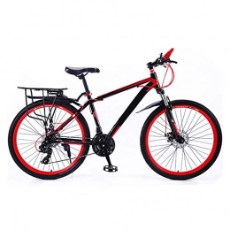 SOAR Fahrräder SOAR 26 Zoll Mountainbike Mountainbike-Erwachsener Straßen-Fahrrad-Männer MTB Fahrrad 24 Geschwindigkeitspotentiometers for Frauen Jugendliche (Color : Red, Size : 24in)