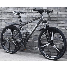  Mountainbike Stilvolle Mountainbikes Fahrräder, 27 Geschwindigkeiten Mountainbike mit Variabler Geschwindigkeit Leichter Carbon-Stahlrahmen Doppelscheibenbremse Rennrad für Männer und Frauen, grün, 26 Zoll