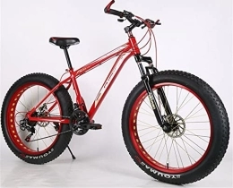 TAURU Mountainbike TAURU Mountainbike, 66 cm (26 Zoll) für Damen und Herren mit Aluminiumrahmen, variable Geschwindigkeit, doppelte Scheibenbremse / harter Rahmen (rot)