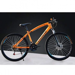 Tbagem-Yjr Fahrräder Tbagem-Yjr 24 Zoll Mit Variabler Geschwindigkeit Doppelscheibenbremse Hardtail Mountain Bikes, Pendler Stadt Hardtail Fahrrad (Color : Orange, Size : 24 Speed)