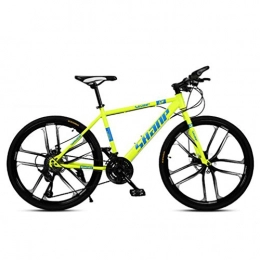 Tbagem-Yjr Mountainbike Tbagem-Yjr 26 Zoll Mountainbike, Dämpfung Variable Geschwindigkeit Rennrad for Erwachsene (Color : Yellow, Size : 21 Speed)