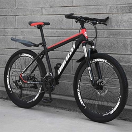 Tbagem-Yjr Mountainbike Tbagem-Yjr 26 Zoll Mountainbike Erwachsene Männer Und Frauen Variable Speed ​​City-Straßen-Fahrrad (Color : Black red, Size : 21 Speed)
