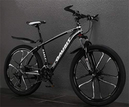 Tbagem-Yjr Mountainbike Tbagem-Yjr 26-Zoll-Mountainbike for Erwachsene, Reiten Doppelaufhebung Dämpfung Mens MTB Rennrad (Color : Black White, Size : 30 Speed)