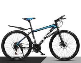 Tbagem-Yjr Mountainbike Tbagem-Yjr 26-Zoll-Off-Road-Mountainbike-Fahrrad, Stadt Männer Und Frauen Sport Freizeit Verschiebung Fahrrad (Color : Black Blue, Size : 27 Speed)