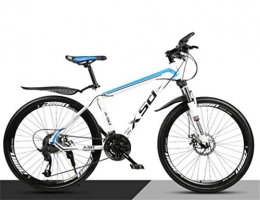 Tbagem-Yjr Fahrräder Tbagem-Yjr 26-Zoll-Rad-Mountainbike for Erwachsene, Schüler Off-Road-Stadt Stoßdämpfer Fahrrad (Color : White Blue, Size : 21 Speed)