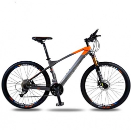 Tbagem-Yjr Fahrräder Tbagem-Yjr 27, 5-Zoll-Dual-Suspension Mountain Bikes, Unisex Pendler Stadt Hardtail Stadt Straßenfahrrad MTB (Color : Gray orange)