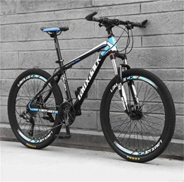 Tbagem-Yjr Mountainbike Tbagem-Yjr Erwachsene Männer Doppelaufhebung / Scheibenbremsen 26 Zoll Mountainbike, Sport Und Freizeit Fahrrad (Color : Black Blue, Size : 24 Speed)