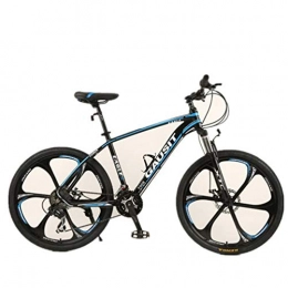Tbagem-Yjr Fahrräder Tbagem-Yjr for Männer Mountain Bike, 17 Zoll Aluminiumlegierung Feld Stadt Straßenfahrrad for Erwachsene (Color : Blue, Size : 27 Speed)