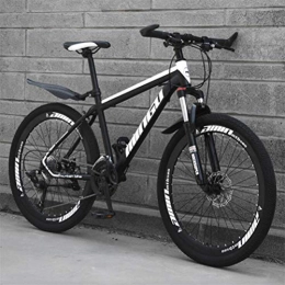 Tbagem-Yjr Mountainbike Tbagem-Yjr Hardtail Mountain Bikes for Erwachsene Herren, Pendler Stadt Hardtail-Gebirgsfahrrad (Color : Black White, Size : 24 Speed)