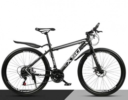Tbagem-Yjr Mountainbike Tbagem-Yjr High Carbon Steel Mountainbike, 26-Zoll-Rad Unisex Fahrrad Stadt Hardtail Bike (Color : Black, Size : 27 Speed)