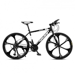 Tbagem-Yjr Fahrräder Tbagem-Yjr Mountainbikes, 26 Zoll Rennrad Fahrrad for Erwachsene 6 Cutter Wheel (Color : Black, Size : 21 Speed)