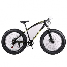 Tbagem-Yjr Mountainbike Tbagem-Yjr Snow Mountain Bike, 26-Zoll-Rad Geländefahrraddoppelscheibenbremse Breitreifen (Color : Black, Size : 27 Speed)