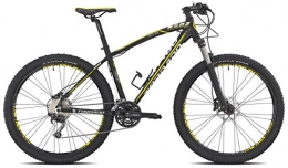 TORPADO Fahrräder TORPADO Mountainbike, 27, 5 Zoll, Aluminium, 3 x 7 V, Scheibe, Größe 53 Schwarz, Gelb (MTB Stoßdämpfer)