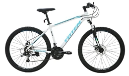 Totem Mountain Bike/Bicycles 27.5'' Wheel Lightweight Aluminium Frame Speeds Disc Brake Mountainbike/Fahrräder, 27,5 Zoll Rad, Leichter Aluminiumrahmen, 21 Gänge, Shimano-Scheibenbremse, weiß 2