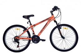 UMIT Fahrräder Umit Fahrrad, 24 Zoll, XR-240, Orange, ab 9 Jahren, mit Shimano Gangschaltung und Federung vorne, Unisex Kinder