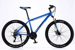 Farger Mountainbike Vankel Fahrrad 27, 5 Zoll Mountainbike aus Aluminium Bike für Jungen, Mädchen, Herren und Damen mit 24 Gang-Schaltung, Scheibenbremse und Gabelfederung (Blau)