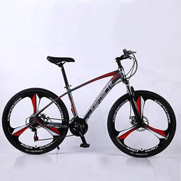 VANYA Mountainbike VANYA Ultraleichte Aluminium-Legierung Mountain Bike 24" 26"21 Drehzahlstoßdämpfung Off-Road männliche und weibliche Fahrrad, Rot, 26inches