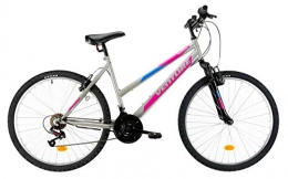Venture Fahrräder Venture 2602 Mountainbike 26 Zoll 50 cm Frau 18G Felgenbremse Grau