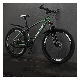 VIIPOO Fahrräder VIIPOO 26-Zoll-Mountainbike, Hardtail-Mountainbike, Mountainbike aus Aluminiumlegierung, Fahrrad mit Scheibenbremse für Männer oder Frauen, Erwachsenenfahrräder, Green-24 Speed