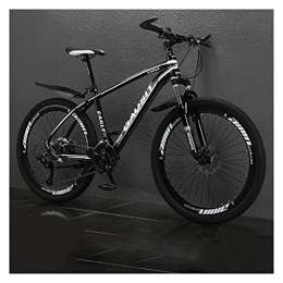 VIIPOO Fahrräder VIIPOO 26-Zoll-Mountainbike, Hardtail-Mountainbike, Mountainbike aus Aluminiumlegierung, Fahrrad mit Scheibenbremse für Männer oder Frauen, Erwachsenenfahrräder, White-30 Speed