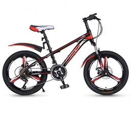 Wangkai Fahrräder Wangkai Mountainbike Vorder- und Hintere Doppelscheibenbremse aus Mountainbike-Stahl mit Hohem Kohlenstoffgehalt für Alle Arten von Belägen, Red