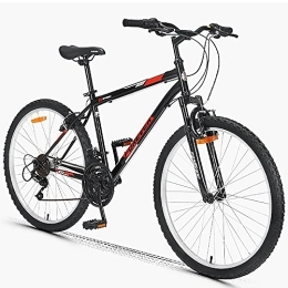 WBDZ Fahrräder WBDZ Outdoor-Mountainbike 18-Gang-26-Zoll-Räder mit Doppelfederung, MTB-Fahrrad mit System-Vorderradaufhängung, Hardtail-Mountainbike aus Kohlenstoffstahl, Mountainbike mit verstellbarem Sitz
