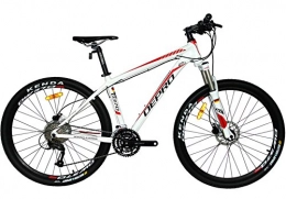 West Biking 69,8 cm Herren & Damen Mountain Bike Shimano M370 9S MTB Fahrrad 370, damen unisex, D370, Weiß/Rot