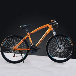 WGYAREAM Mountainbike WGYAREAM Mountainbike, Mountainbikes for Frauen der Männer 26" MTB Front Suspension Bike Ravine 21 / 24 / 27 Geschwindigkeiten Doppelscheibenbremse Stahl-Rahmen (Color : Orange, Size : 27 Speed)