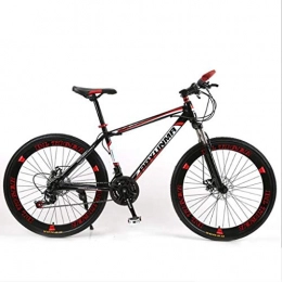 WGYAREAM Fahrräder WGYAREAM Mountainbike, MTB-Bergfahrräder 26" Dämpfende Ravine Bike Doppelscheibenbremse Vorderachsfederung 21 / 24 / 27 Geschwindigkeiten Stahl-Rahmen (Color : Red, Size : 27 Speed)