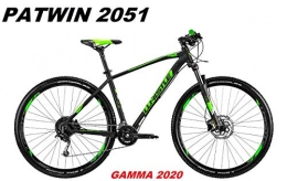 WHISTLE Fahrräder Whistle Bici PATWIN 2051 Laufrad 29 Shimano DEORE 18 V SUNTOUR XCM RL Gamma 2020, Black NEON Green MATT, 43 cm - S
