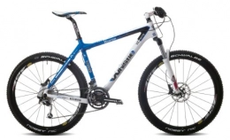 WHISTLE Fahrräder Whistle Huron 1161D 436H 30spd Herren suspenstion Mountain Bike – Blau / Weiß, 40, 6 cm