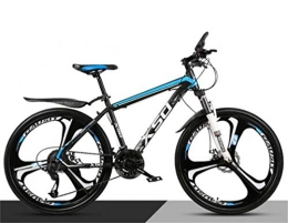 WJSW Fahrräder WJSW Mens Mountainbike 26-Zoll-Off-Road-Dämpfung Dual Disc Brakes City Road Fahrrad für Erwachsene (Farbe: G, Größe: 24 Geschwindigkeit)