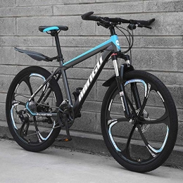 WYJBD Fahrräder WYJBD Verstellbarer Sitz High-Carbon Stahl Hardtail Berg Bike21 24 in Mountain Bikes mit Federung vorne / 24 / 27 / 30 Drehzahl (Color : 4, Size : 21)