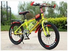 Wyyggnb Fahrräder Wyyggnb Mountainbike, Faltrad 20 Zoll 22 Zoll 24 Zoll Single Speed ​​High-Carbon Stahl Hardtail Schüler Kind Pendler City Bike (Color : Yellow, Size : 20 Inches)
