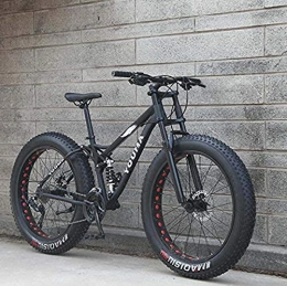XHJZ Mountainbike XHJZ Mountain Bikes Dual-Fully fr Erwachsene, High Carbon Stahl Weicher Heckrahmen, Verzgerung Frhling Federgabel, mechanische Scheibenbremse, 26-Zoll-Rad, Schwarz, 21 Speed