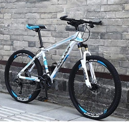XWLCR Fahrräder XWLCR 26" 24-Gang Mountainbike für Erwachsene, Leichtes Aluminium Full Suspension Rahmen, Federgabel, Scheibenbremse, A1, 24Speed