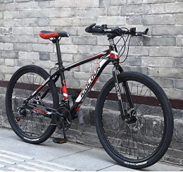 XWLCR Fahrräder XWLCR 26" Mountainbike für Erwachsene, leichten Aluminiumrahmen, vorne und hinten Scheibenbremsen, Drehgriffe Durch 21 Geschwindigkeiten, B, 24Speed
