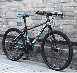 XWLCR Fahrräder XWLCR 26" Mountainbike für Erwachsene, leichten Aluminiumrahmen, vorne und hinten Scheibenbremsen, Drehgriffe Durch 21 Geschwindigkeiten, C, 21Speed