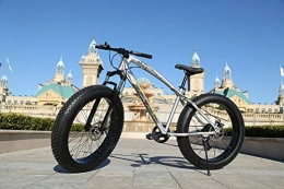 YALIXI Mountainbike, 26 * 17 Zoll Fatbike, Doppelscheibenbremse Cruiser Bike 4.0 breite Reifen, Snow Beach Mountainbike, Erwachsenen Outdoor Fahren 24Geschwindigkeit