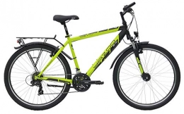 Yazoo Fahrräder Yazoo Devil 2.6, 21 Gang Kettenschaltung, Jungenfahrrad, MTB, Modell 2019, 26 Zoll, schwarz matt / metallic Lime matt, 38 cm